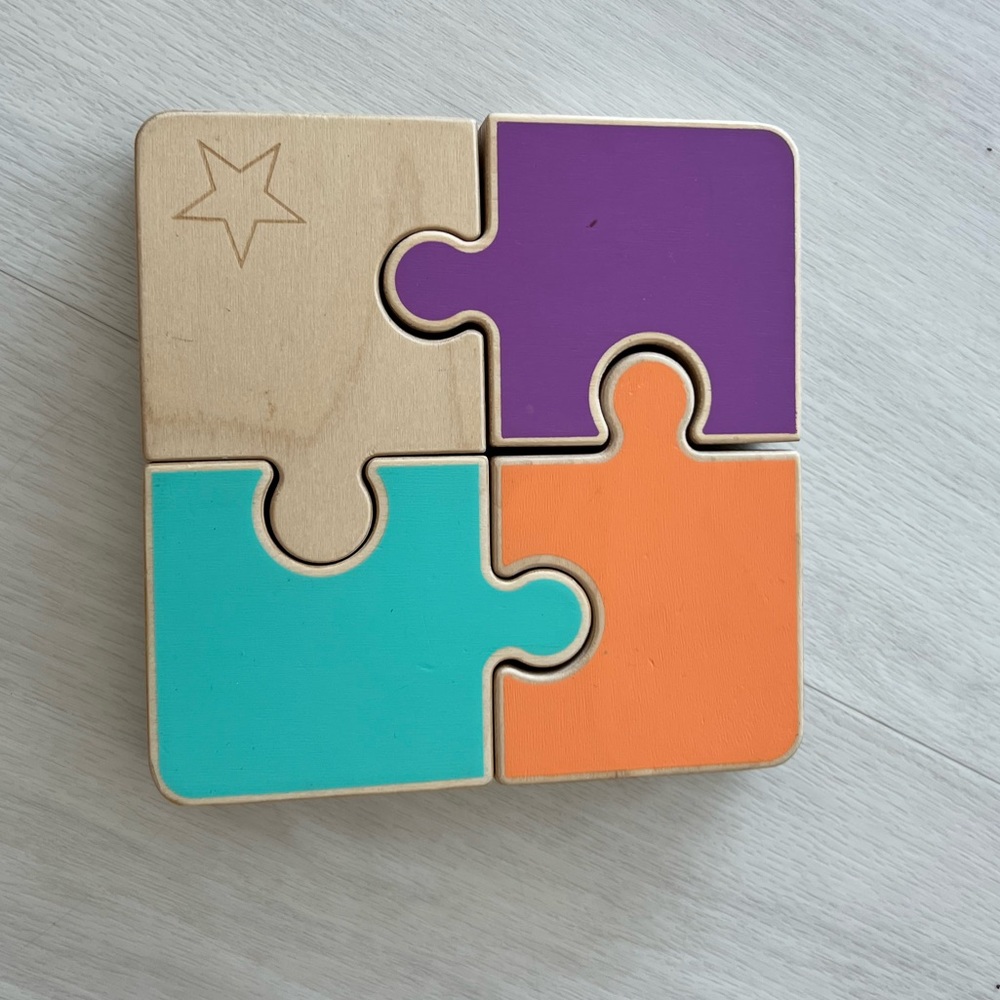 Lovevery Chunky Wooden Jigsaw Puzzle, from The Companion Play Kit